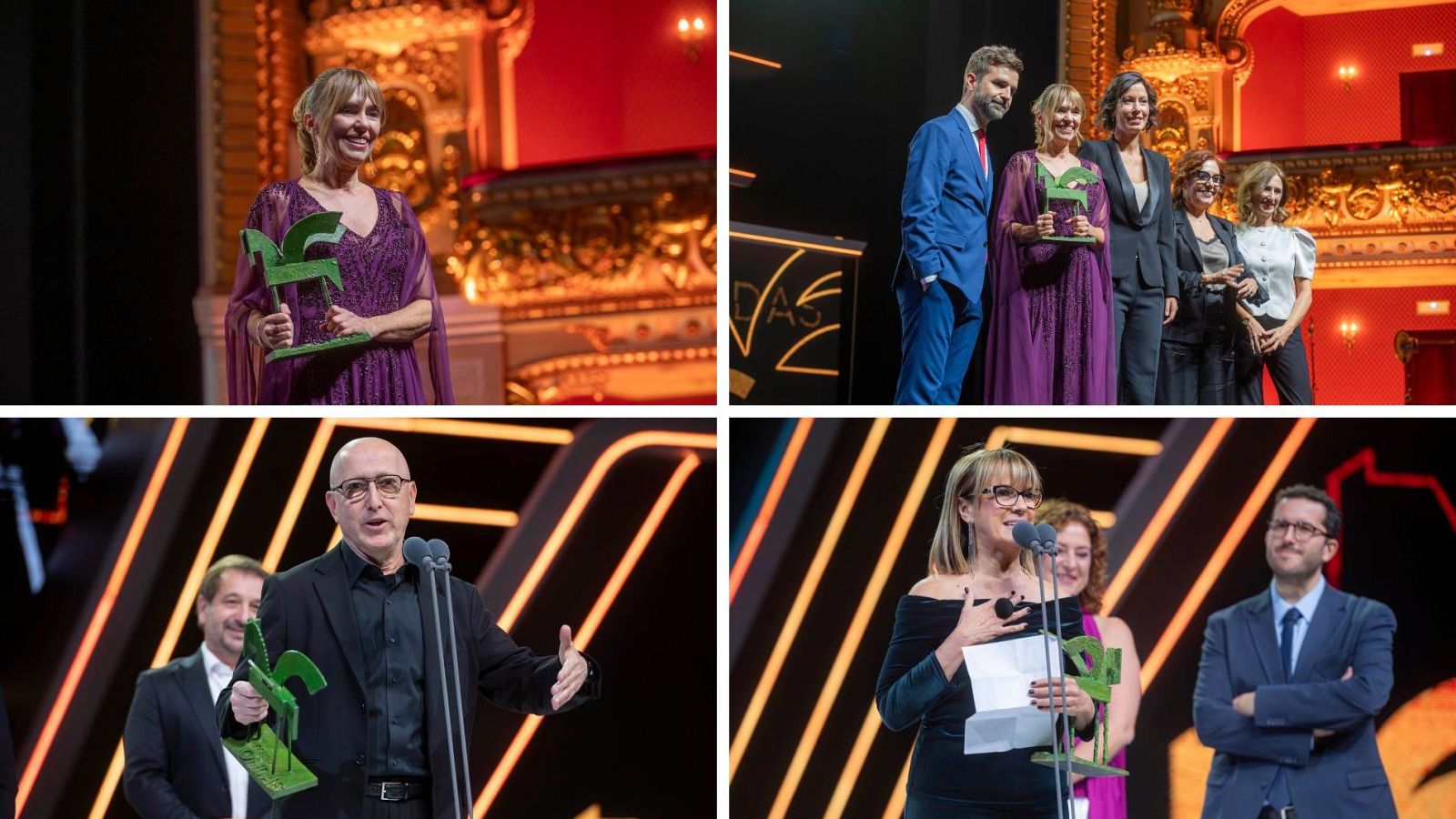 Los galardonados recogieron sus premios este miércoles en el Liceu