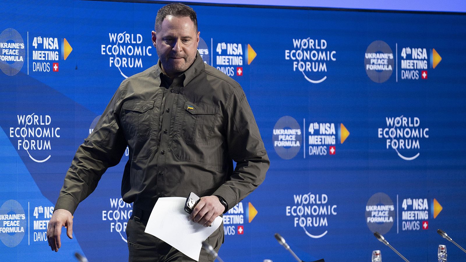 Zelensky anuncia la dimisión de su más cercano asesor, Andri Yermak, al que vemos en una imagen de archivo