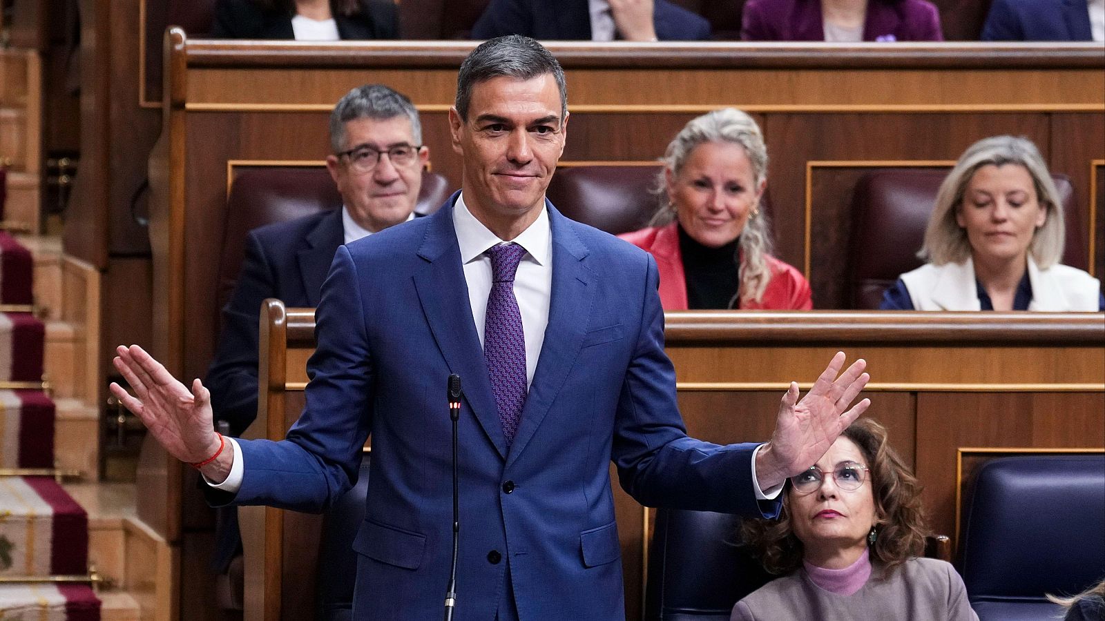 El presidente del Gobierno, Pedro Sánchez