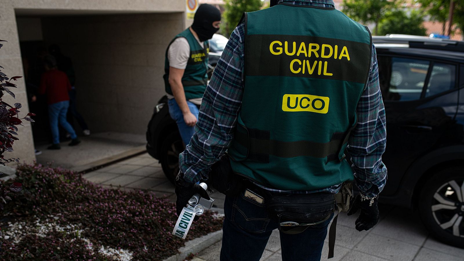 Agentes de la UCO de la Guardia Civil