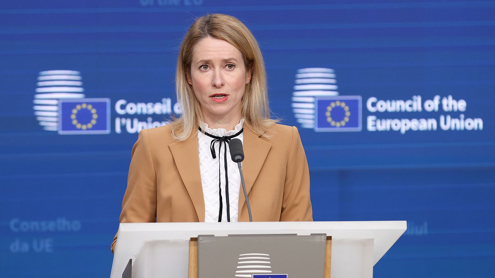 La alta representante de la UE para Política Exterior, Kaja Kallas