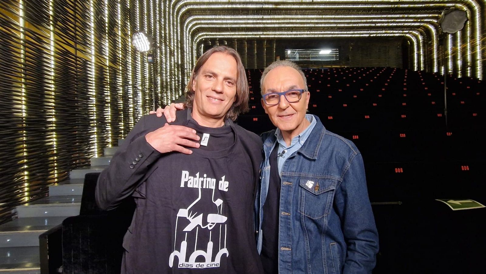 Rafael Cobos, director de 'Golpes', con Gerardo Sánchez, director de Días de Cine