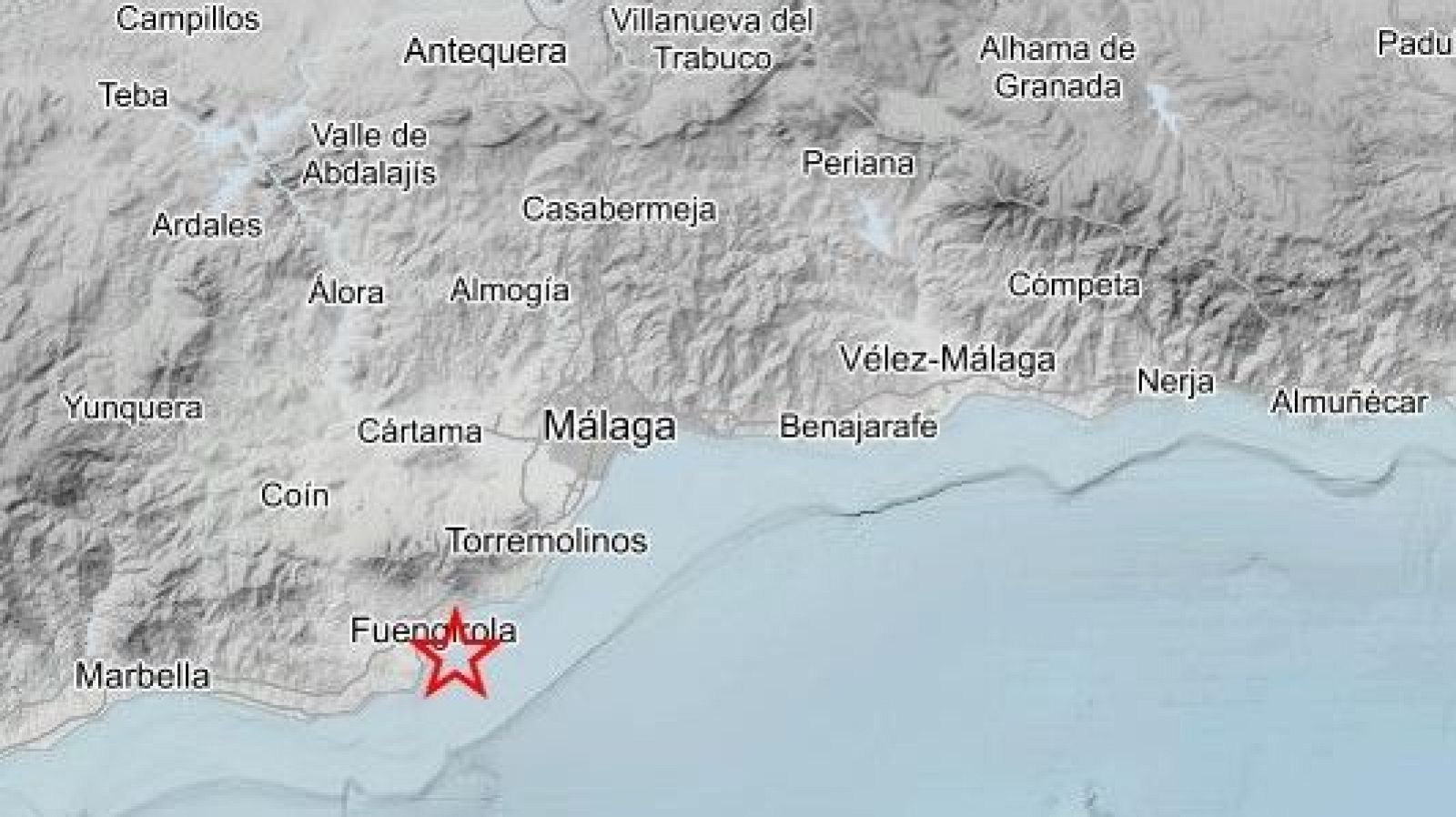 Andalucía activa la fase de preemergencia ante el Riesgo Sísmico tras un terremoto de magnitud 4,9 en Fuengirola