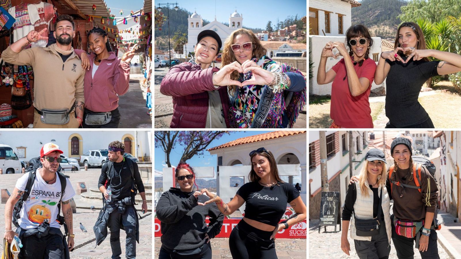 Las 6 parejas recorren de Sucre a Tilcara