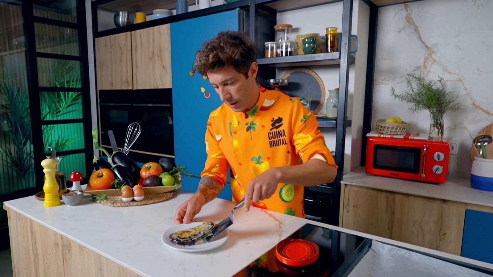 La recepta saludable de milfulls d'albergínia del Chef Bosquet