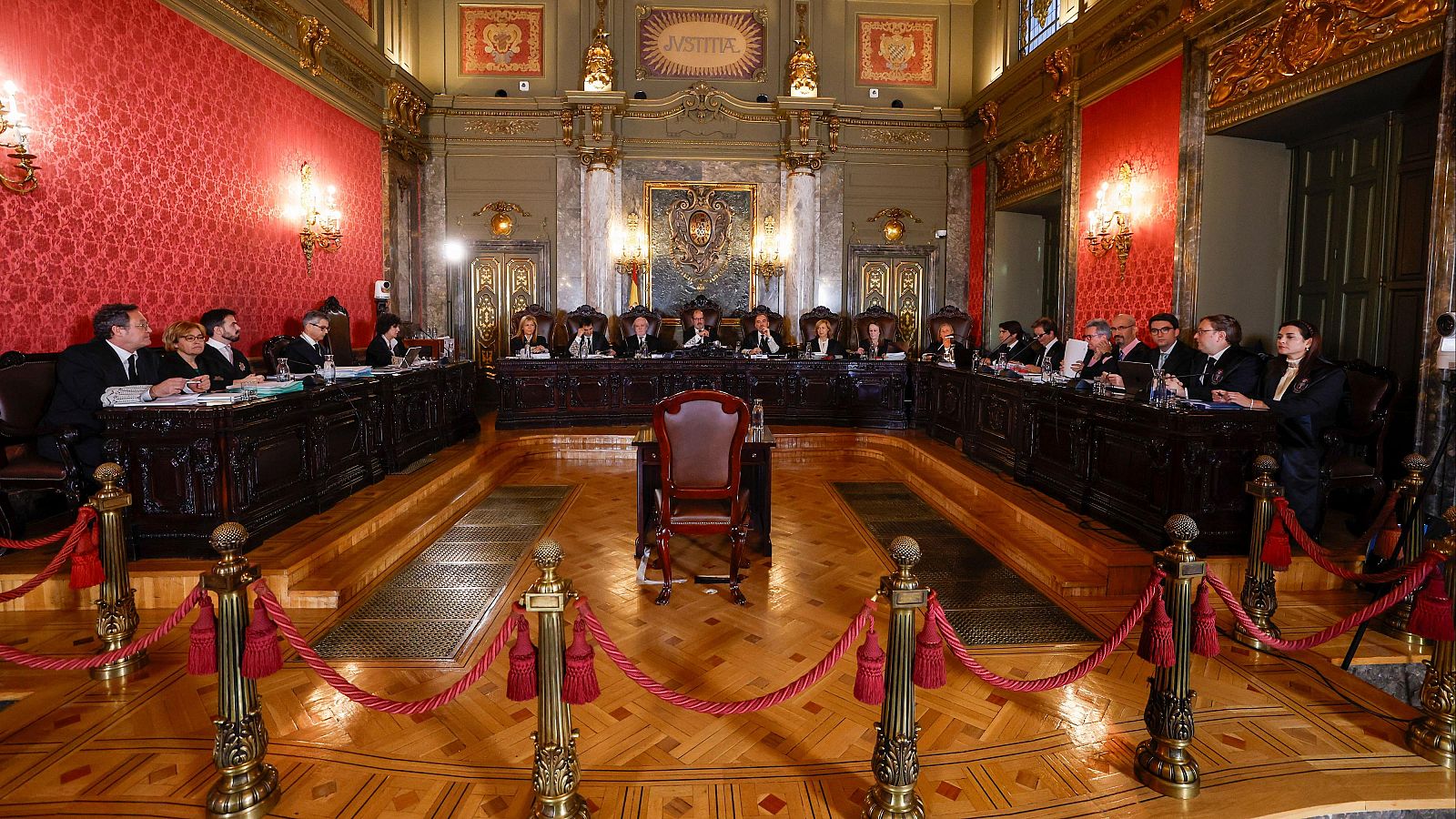 Imagen del el juicio al fiscal general por la filtración sobre la pareja de Ayuso