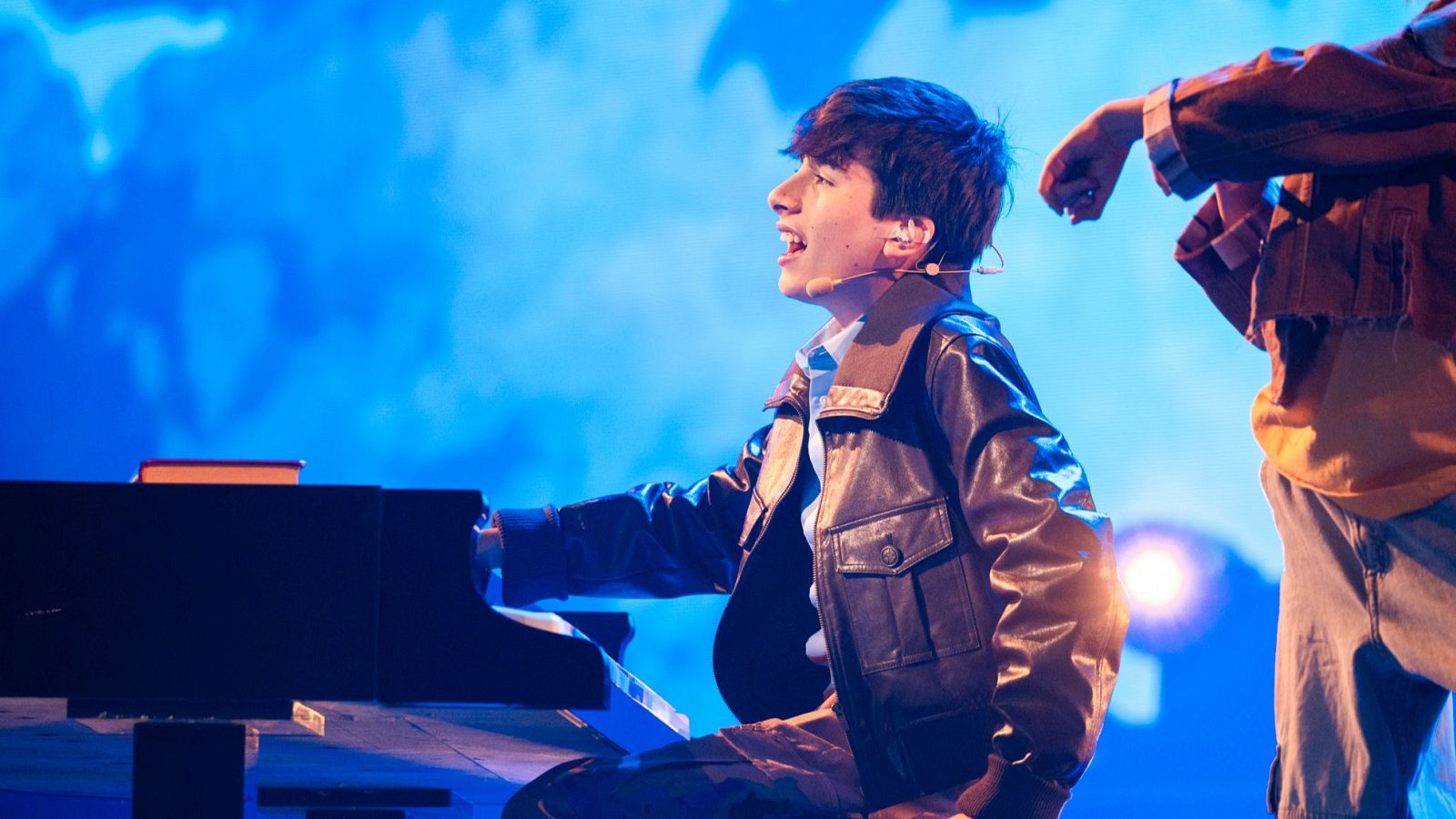 Gonzalo Pinillos, durante los ensayos