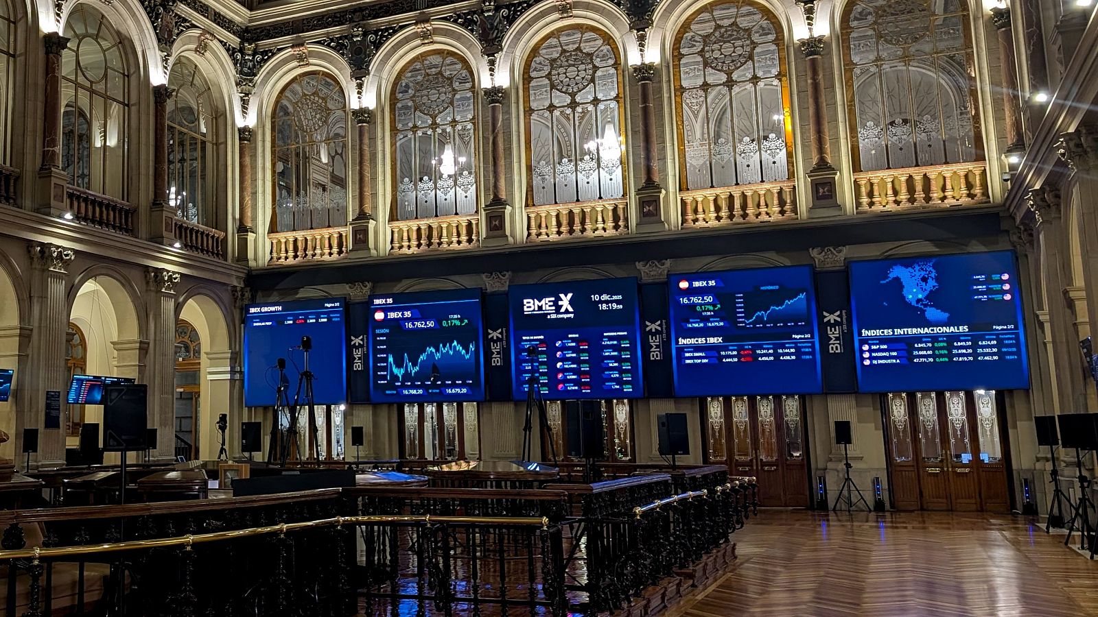 Imagen de la sede de la Bolsa de Madrid