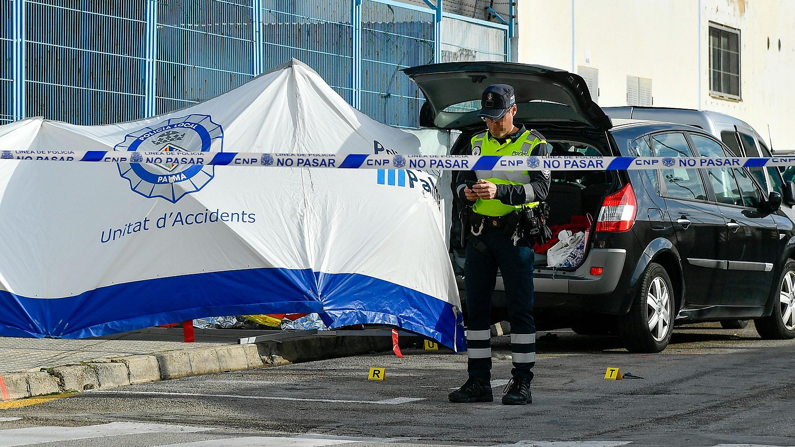 Una niña muere y dos personas resultan heridas por un atropello en Palma de Mallorca