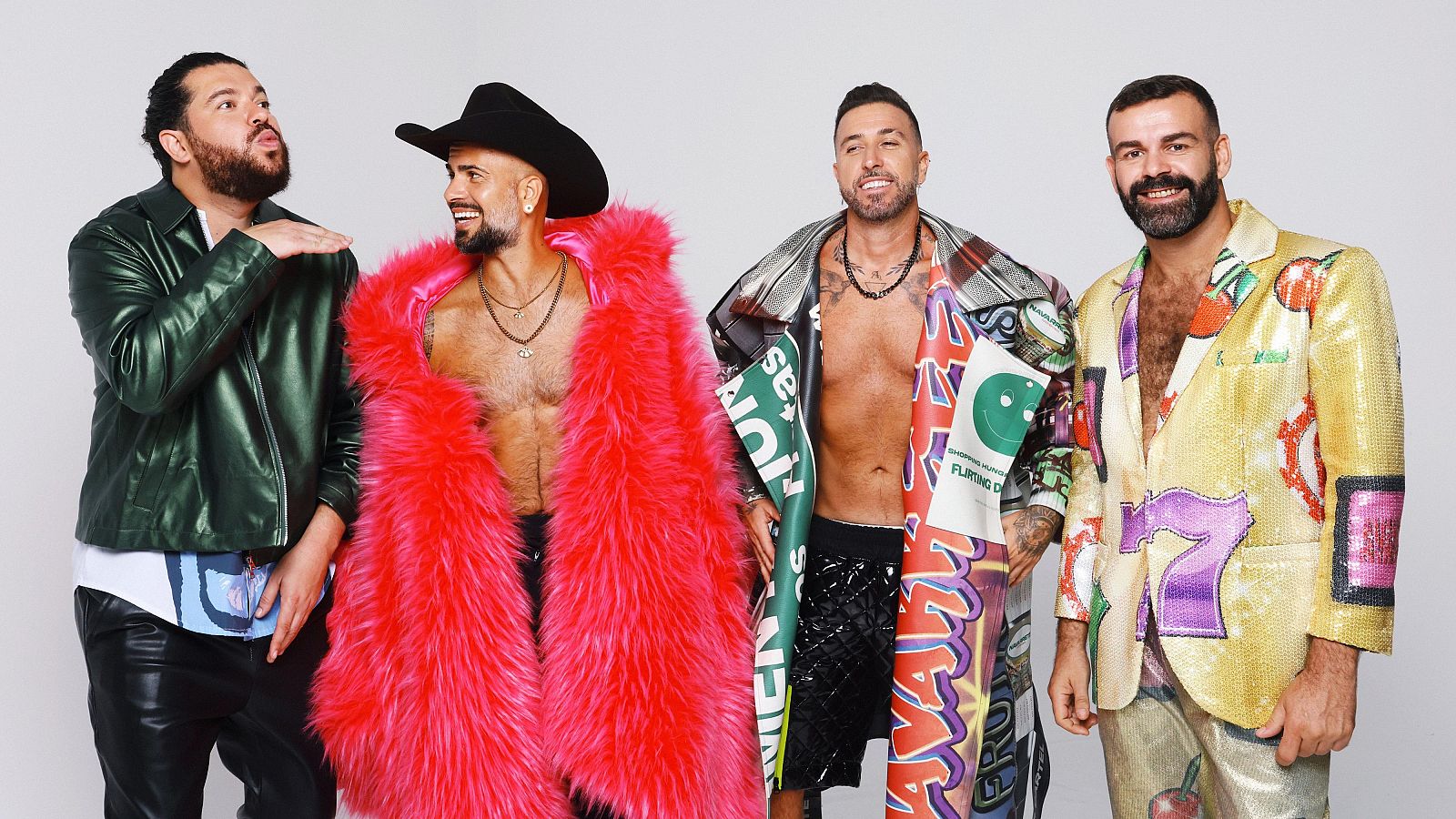 Efecto Pasillo en las fotos de promo de su último EP 'Oro y diamantes'.