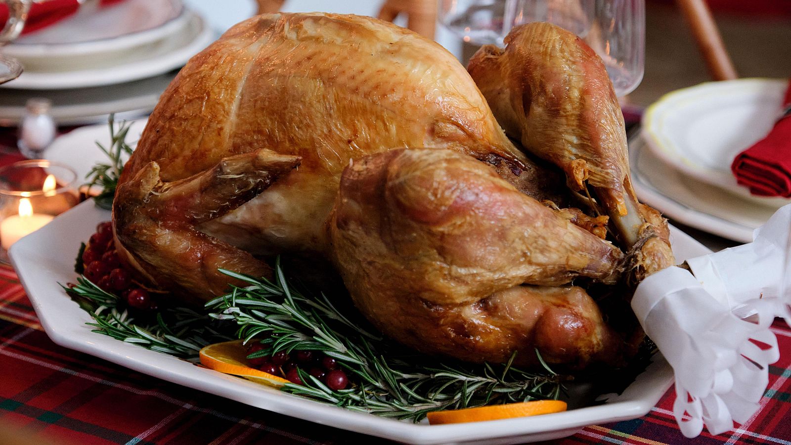 Pavo relleno con chalotas glaseadas al Oporto de Samantha Vallejo-Nágera