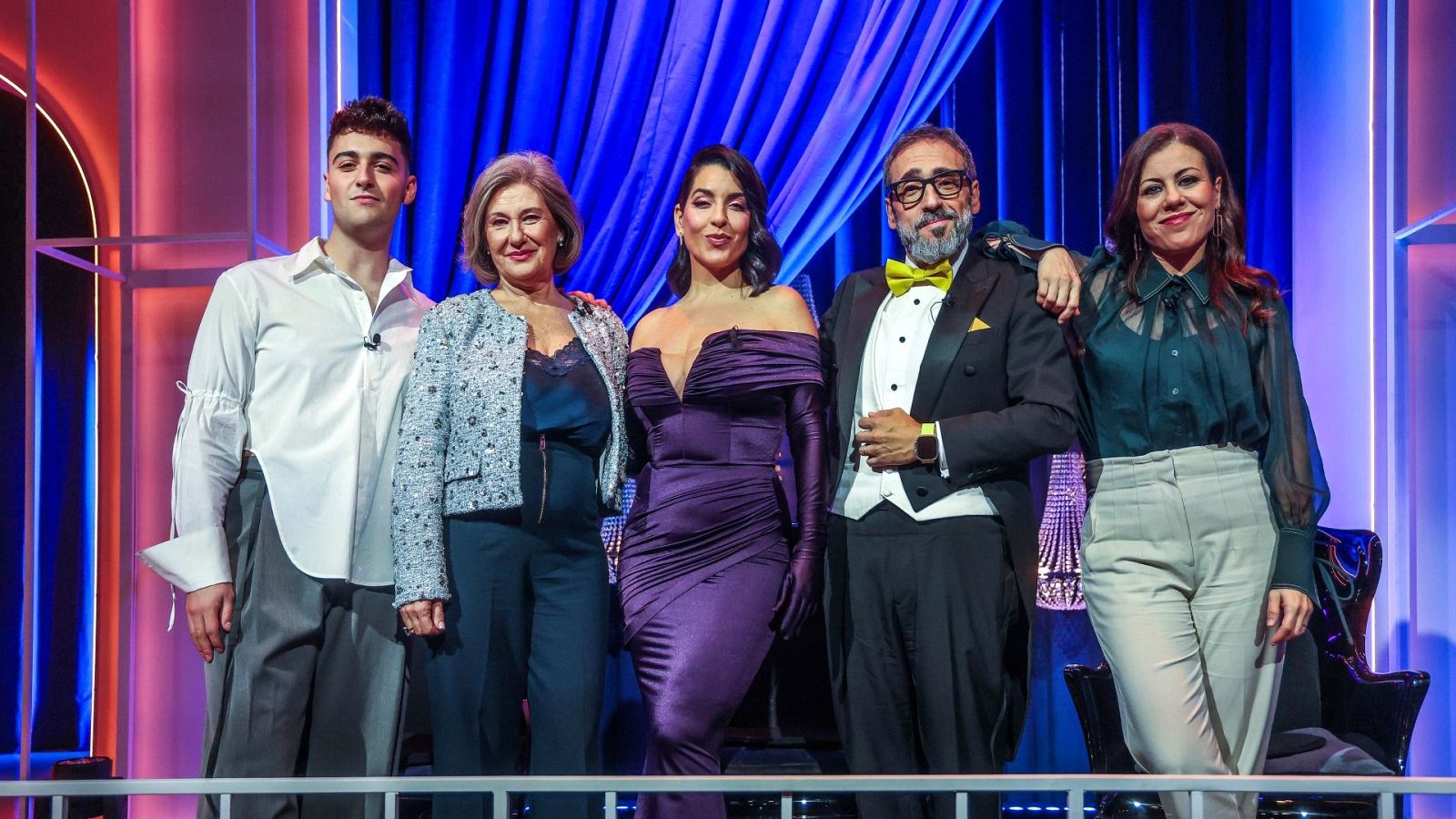 Presentadores y jurado de 'ARIA, locos por la ópera'