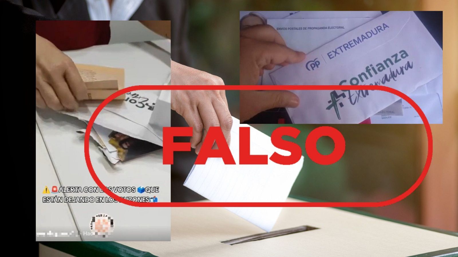 Estas papeletas para las elecciones de Extremadura no son nulas