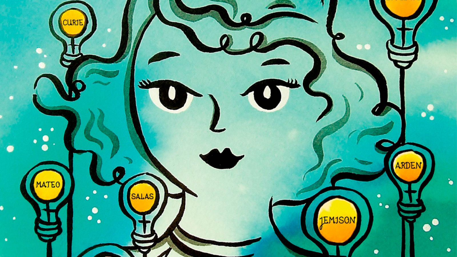 Fragmento de la portada de 'Supermujeres Superinventoras'