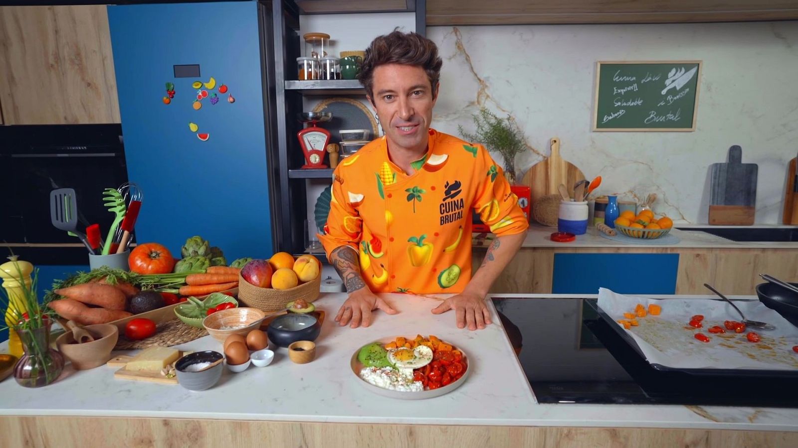 Amanida de moniato i formatge cottage: la recepta del Chef Bosquet per recuperar energies