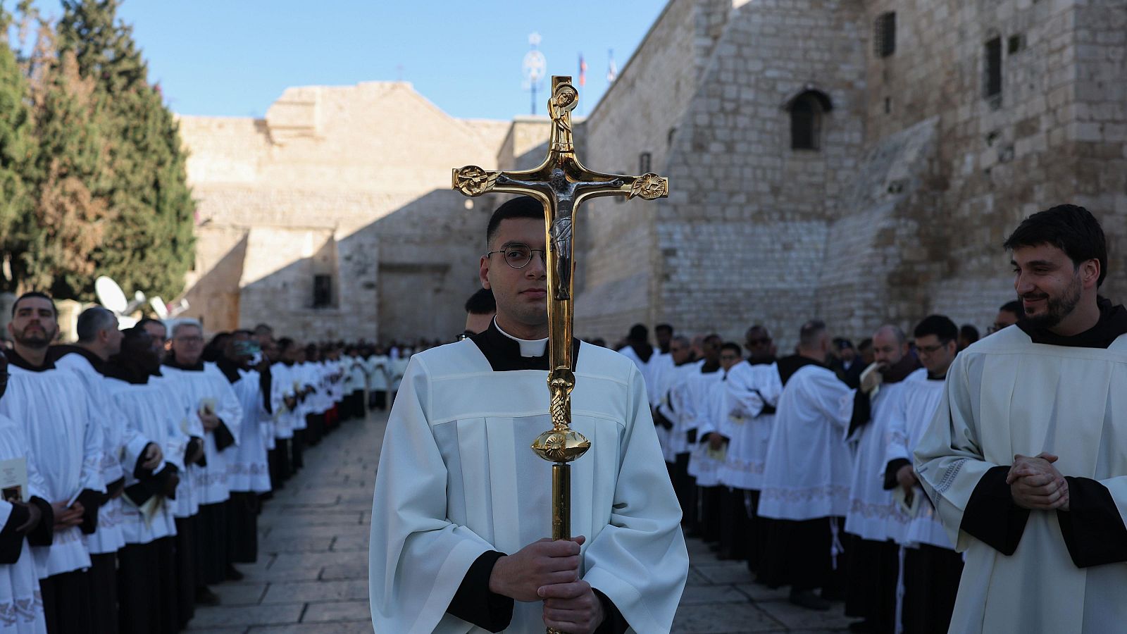 Belén vuelve a celebrar la Navidad tras dos años de una guerra que ha asolado Gaza