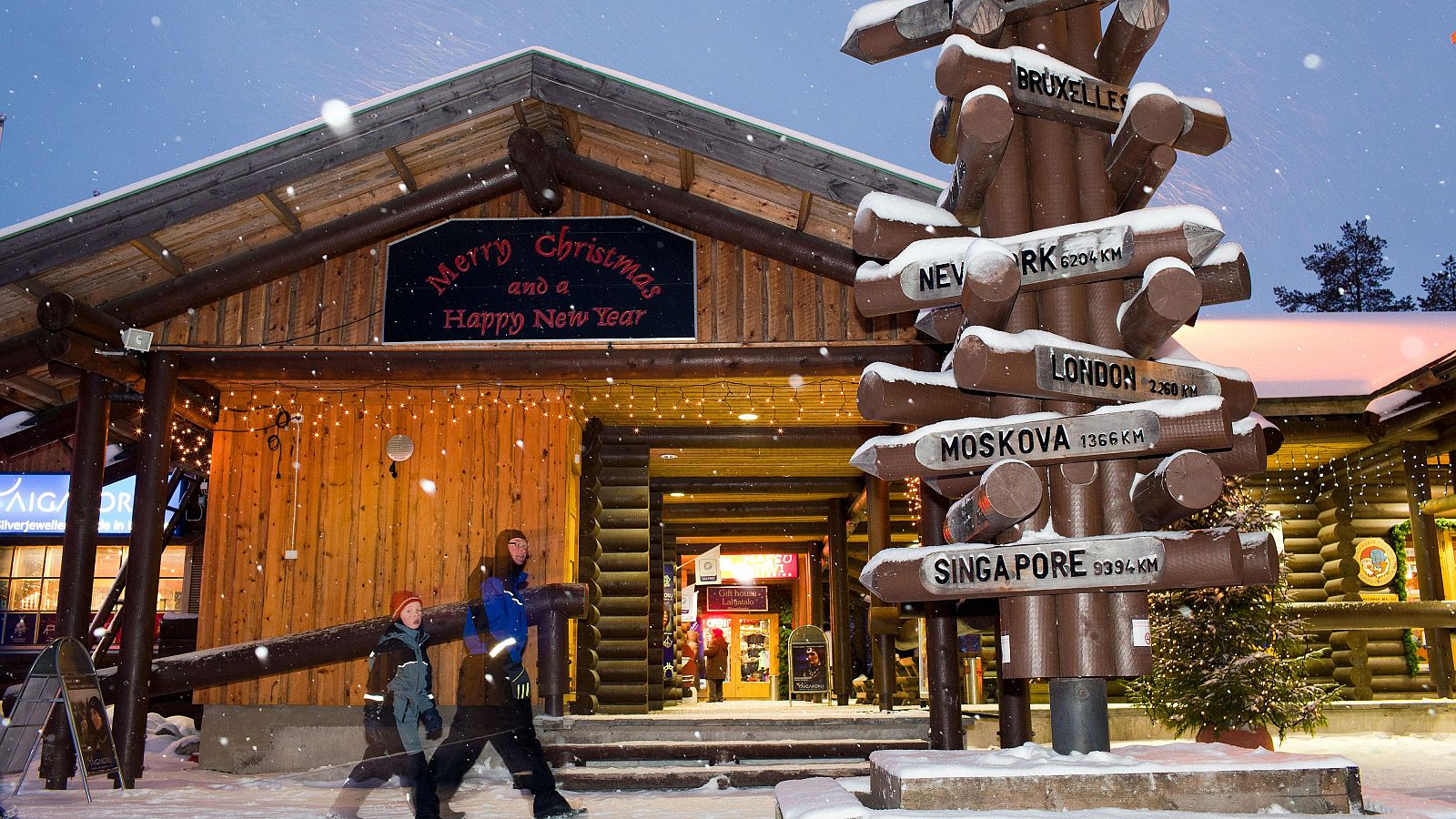 Pueblo de Papá Noel en Laponia