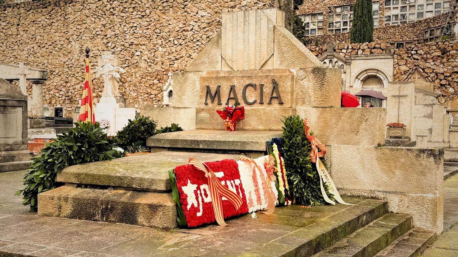 Tomba de Francesc Macià al cementiri de Montjuïc