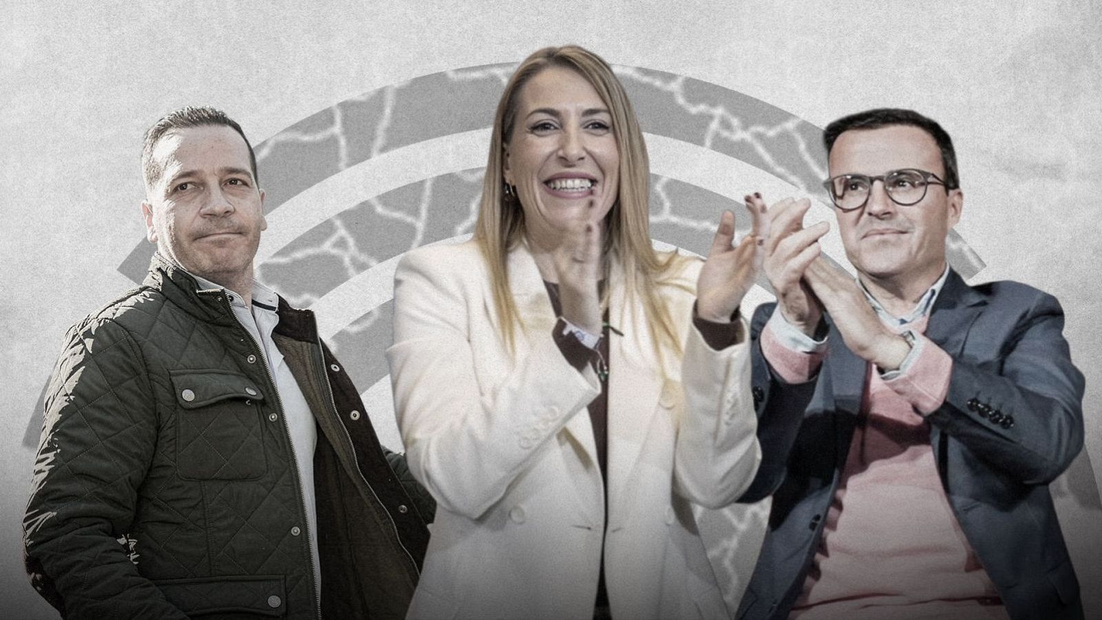 Fotomontaje tras las elecciones en Extremadura