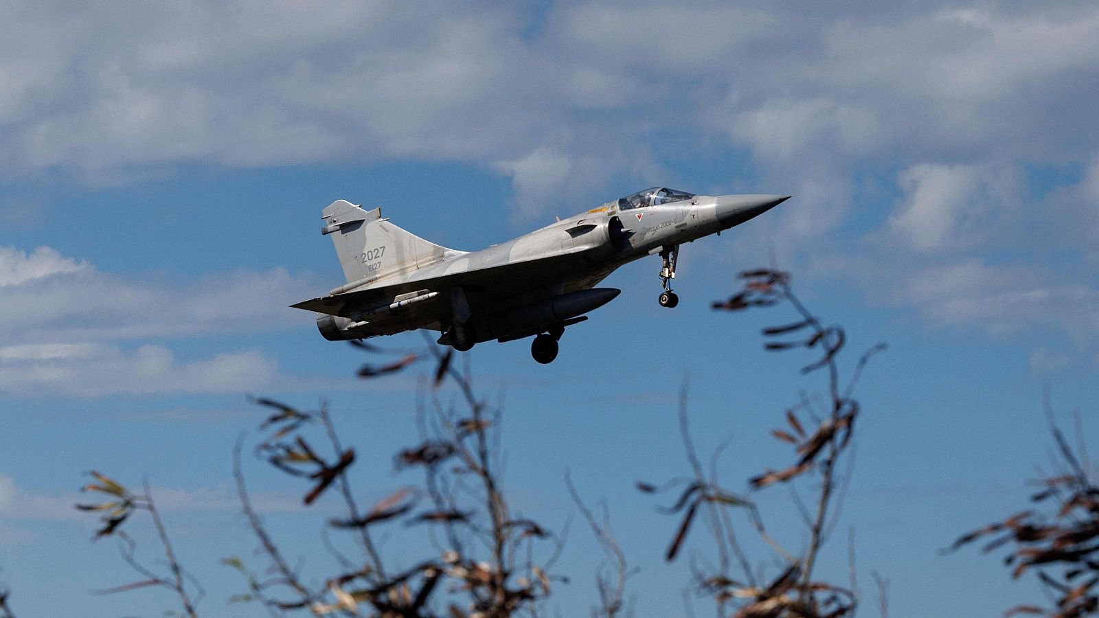 Un avión de combate Mirage 2000 de la Fuerza Aérea de Taiwán.