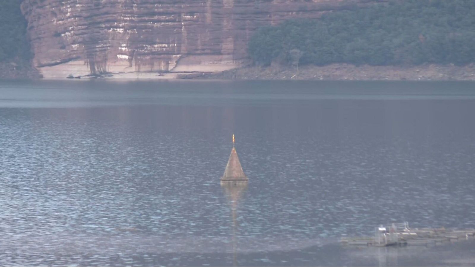 Situació del pantà de Sau després de les darreres pluges