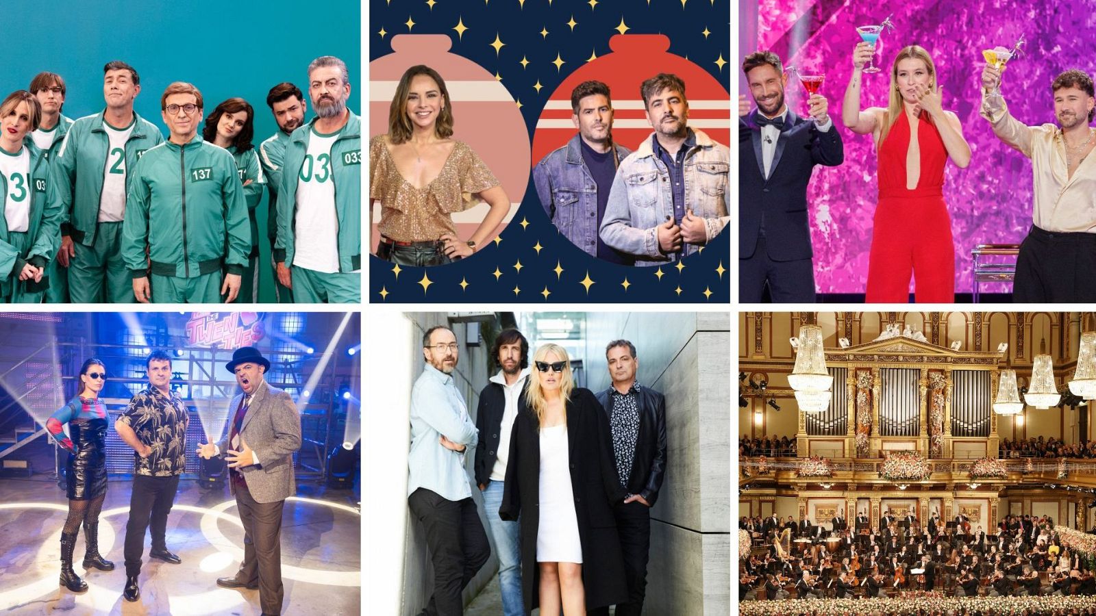 Los protagonistas de la Nochevieja y Año Nuevo de RTVE