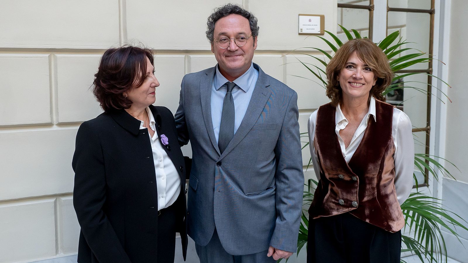 El fiscal general, Álvaro García Ortiz, a su salida del Tribunal Supremo.