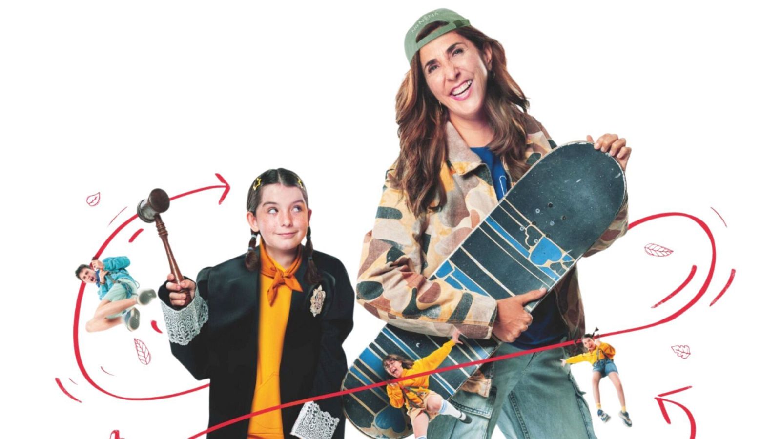 Maia Zaitegi y Paz Padilla en el cartel de 'Cuerpos locos'.