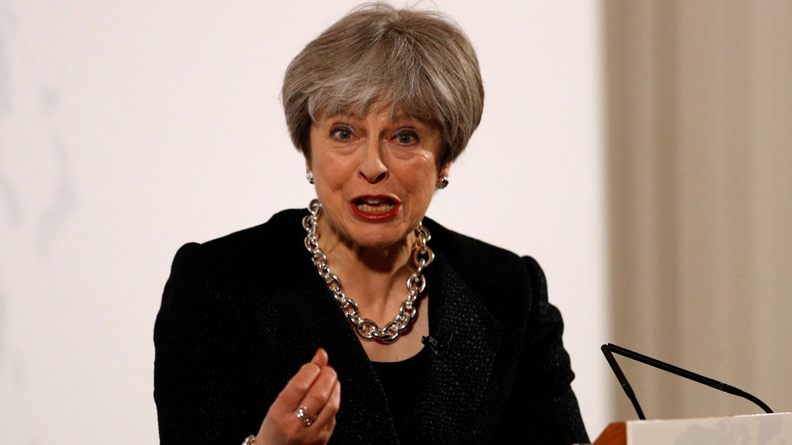 La primera ministra del Reino Unido, Theresa May