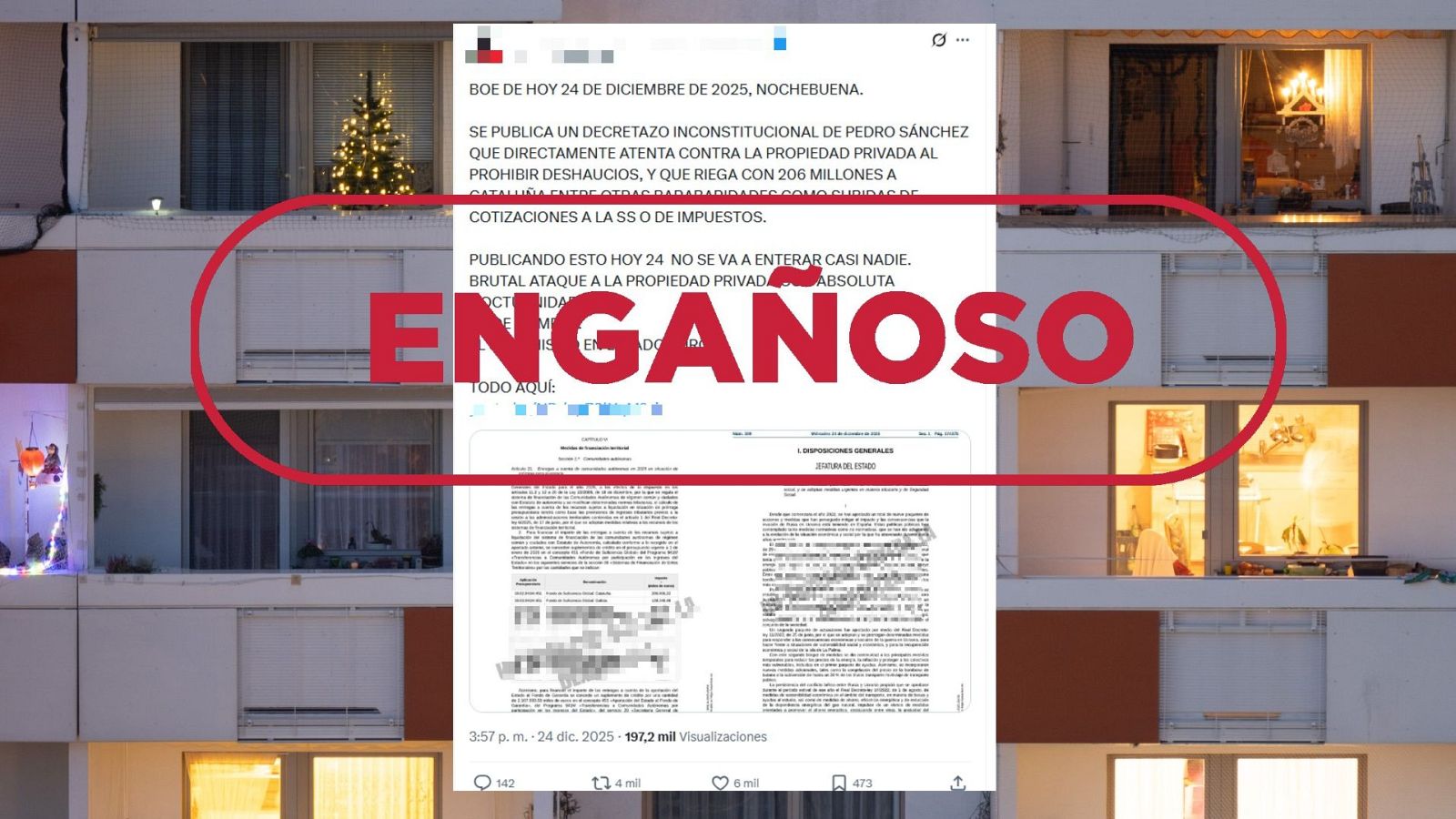 El Gobierno no ha prohibido ahora los desahucios, prorroga medidas en vigor para hogares vulnerables