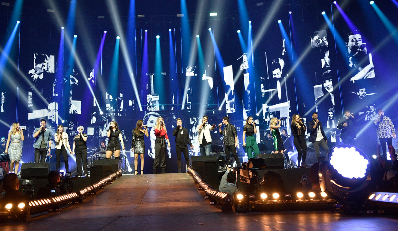 ¡Nos colamos en el ensayo del concierto de OT en Barcelona!