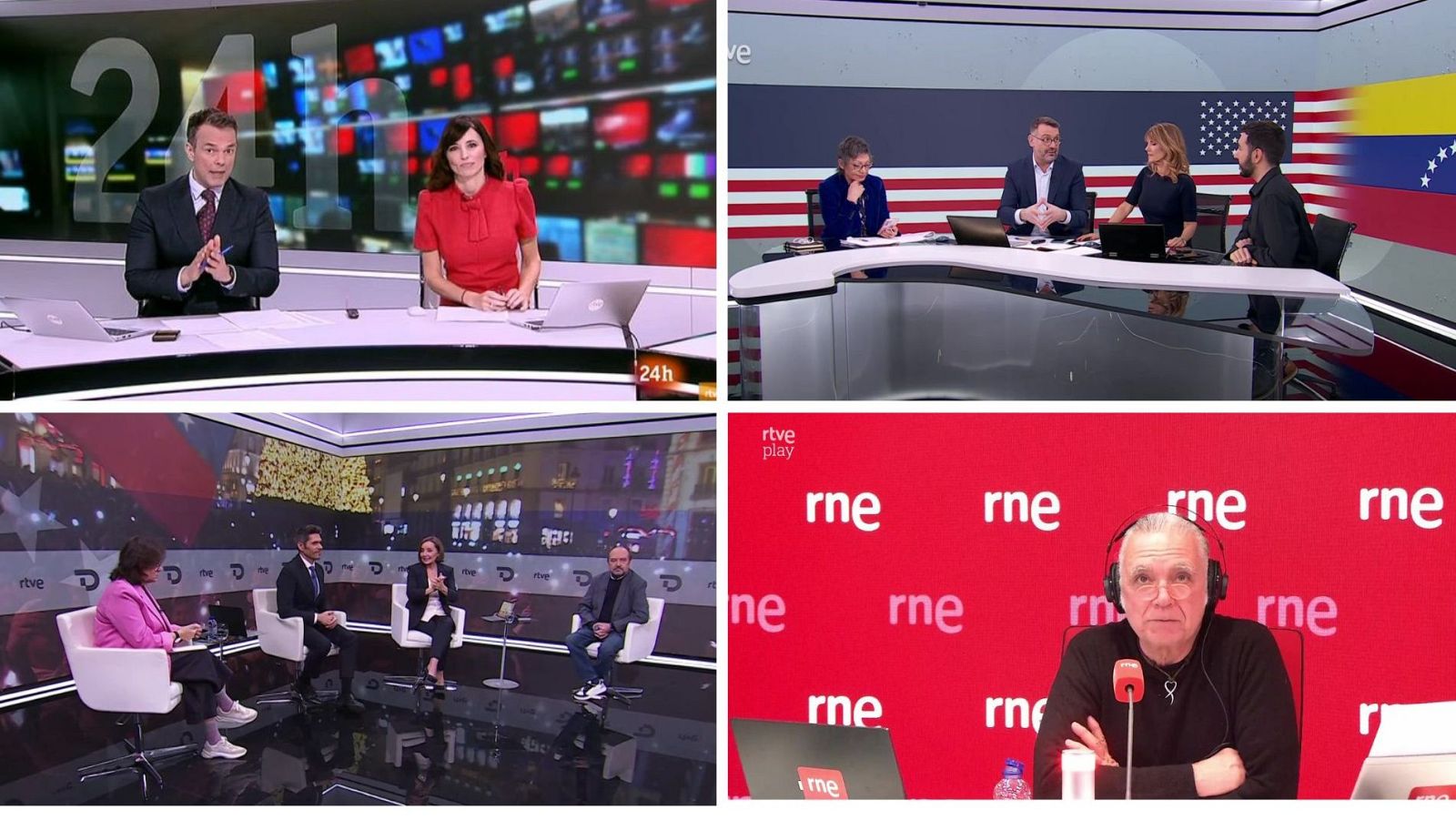 RTVE, referente informativo de este sábado