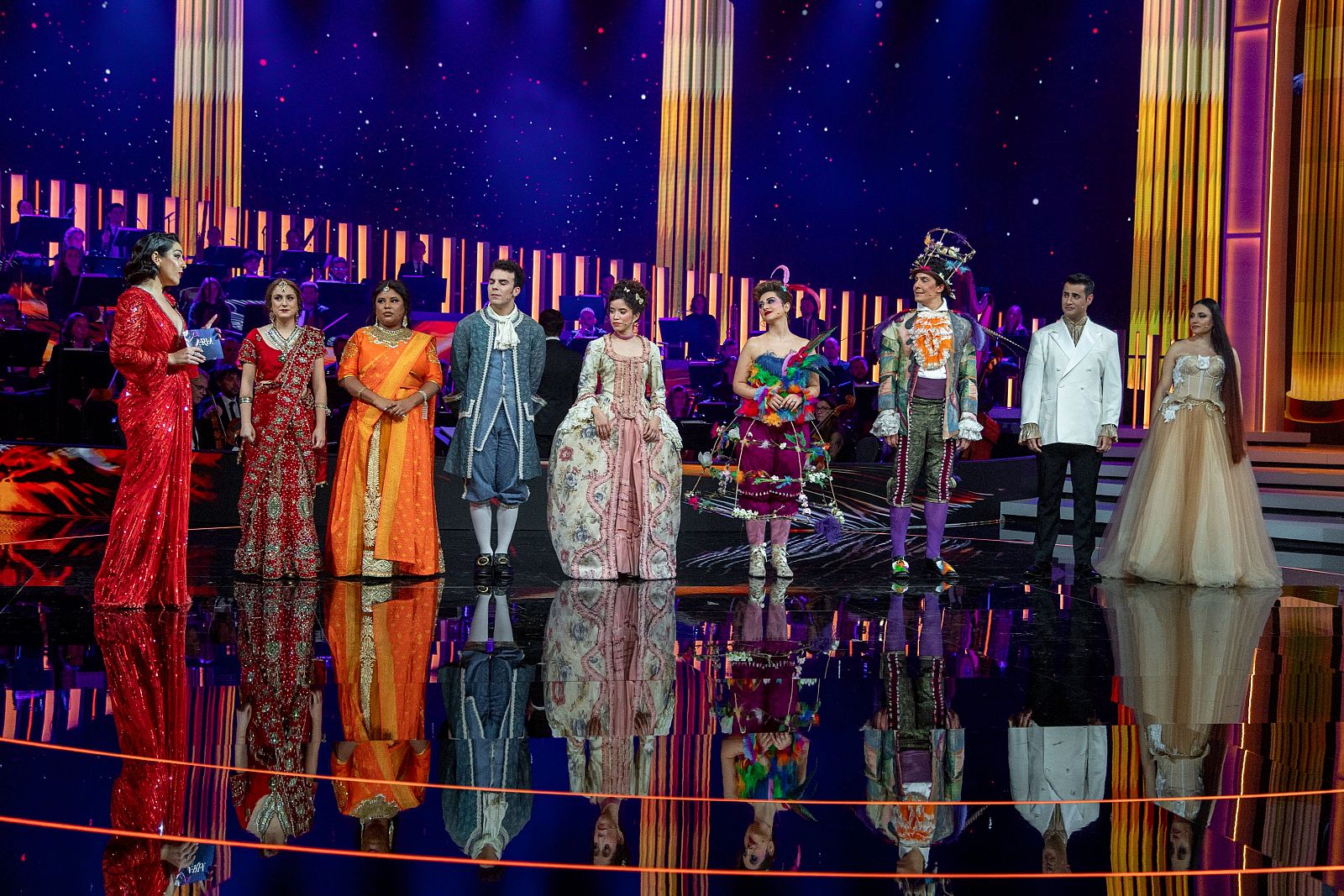 Los concursantes en la semifinal de 'ARIA, locos por la ópera'