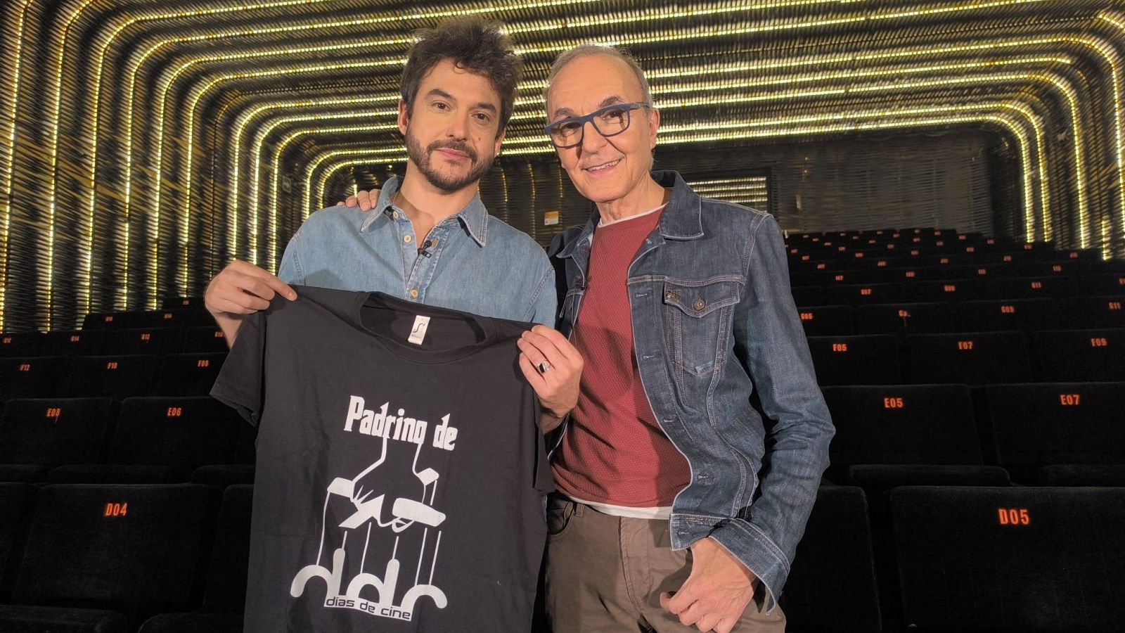 Guillermo Galoe, con Gerardo Sánchez