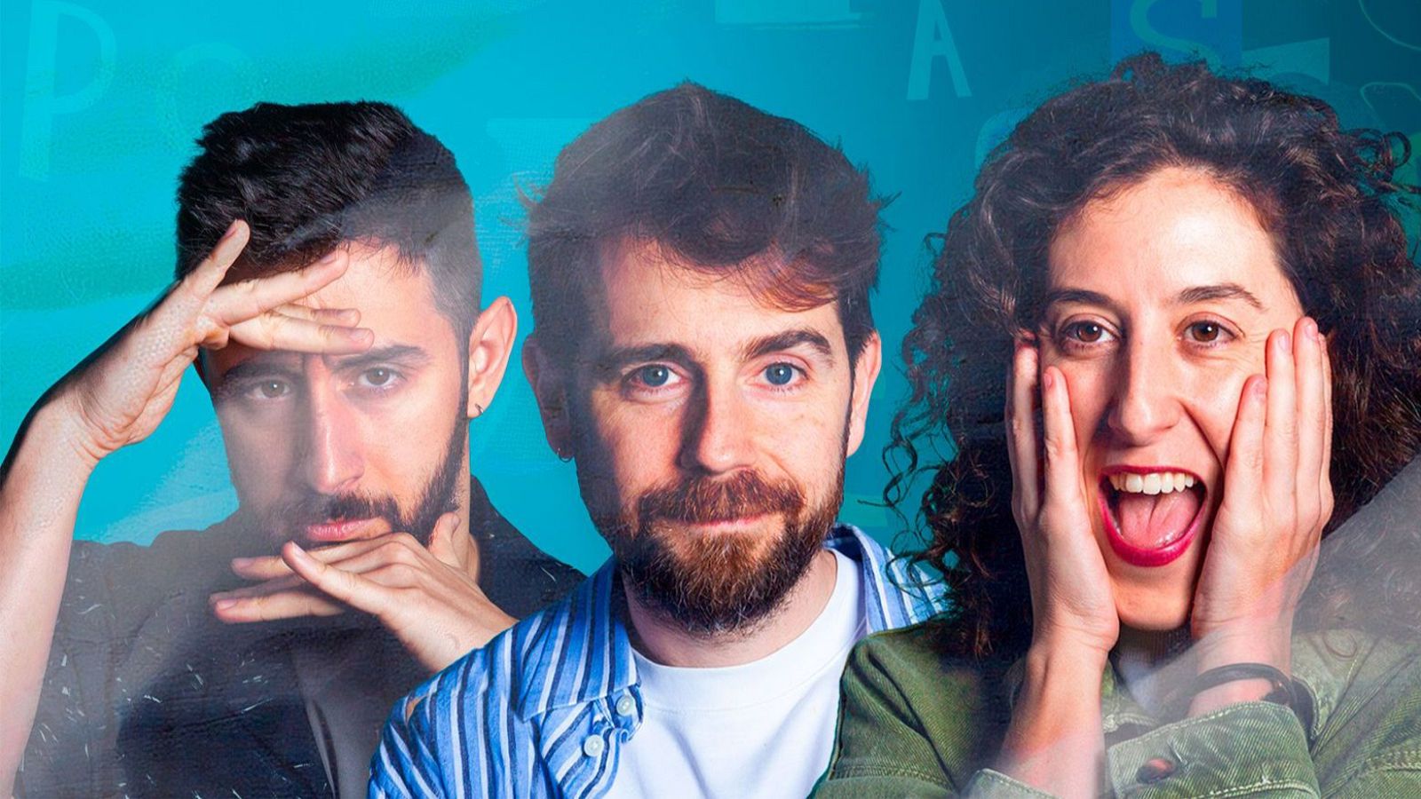 Miguel Campos, Jorge Yorya y Laura del Val