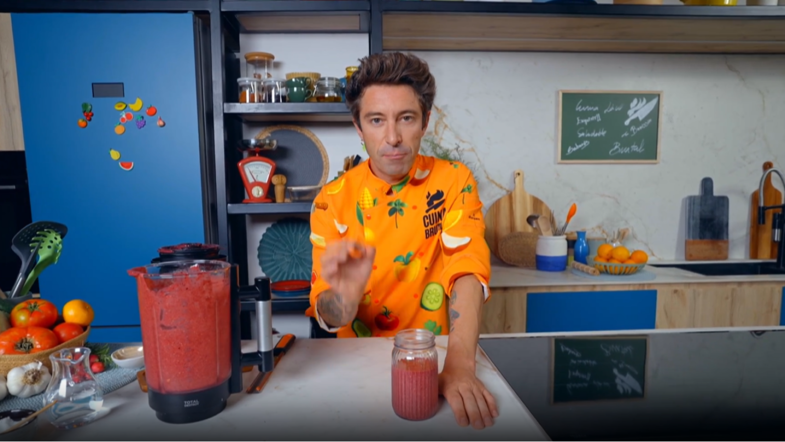 L'smoothie de fruits vermells deliciós del Chef Bosquet