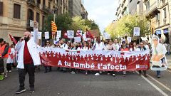 Els metges tornen a la vaga per la manca d'avenços i de diàleg amb Salut