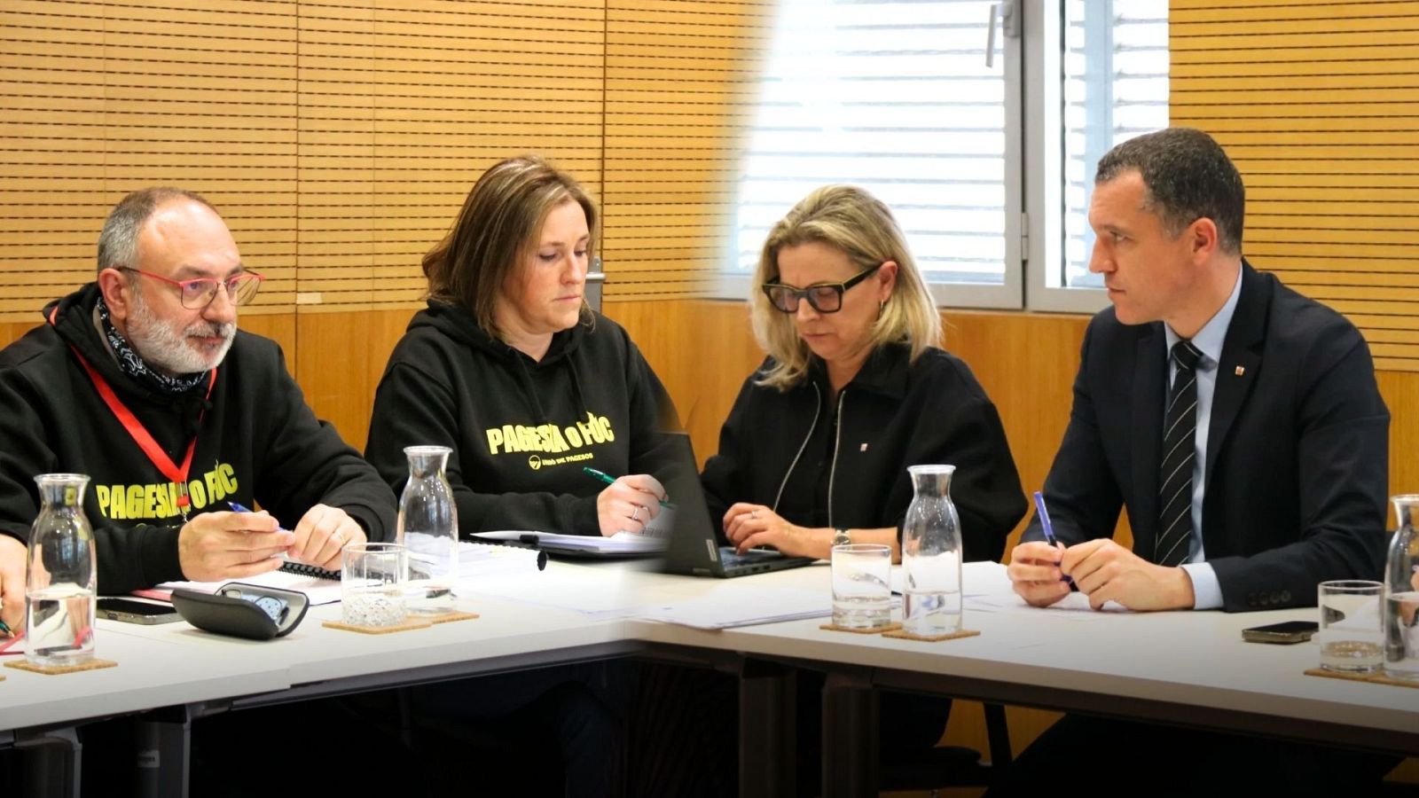 Taula Agrària extraordinària reuneix a representants del sector agrari i el Departament d'Agricultura