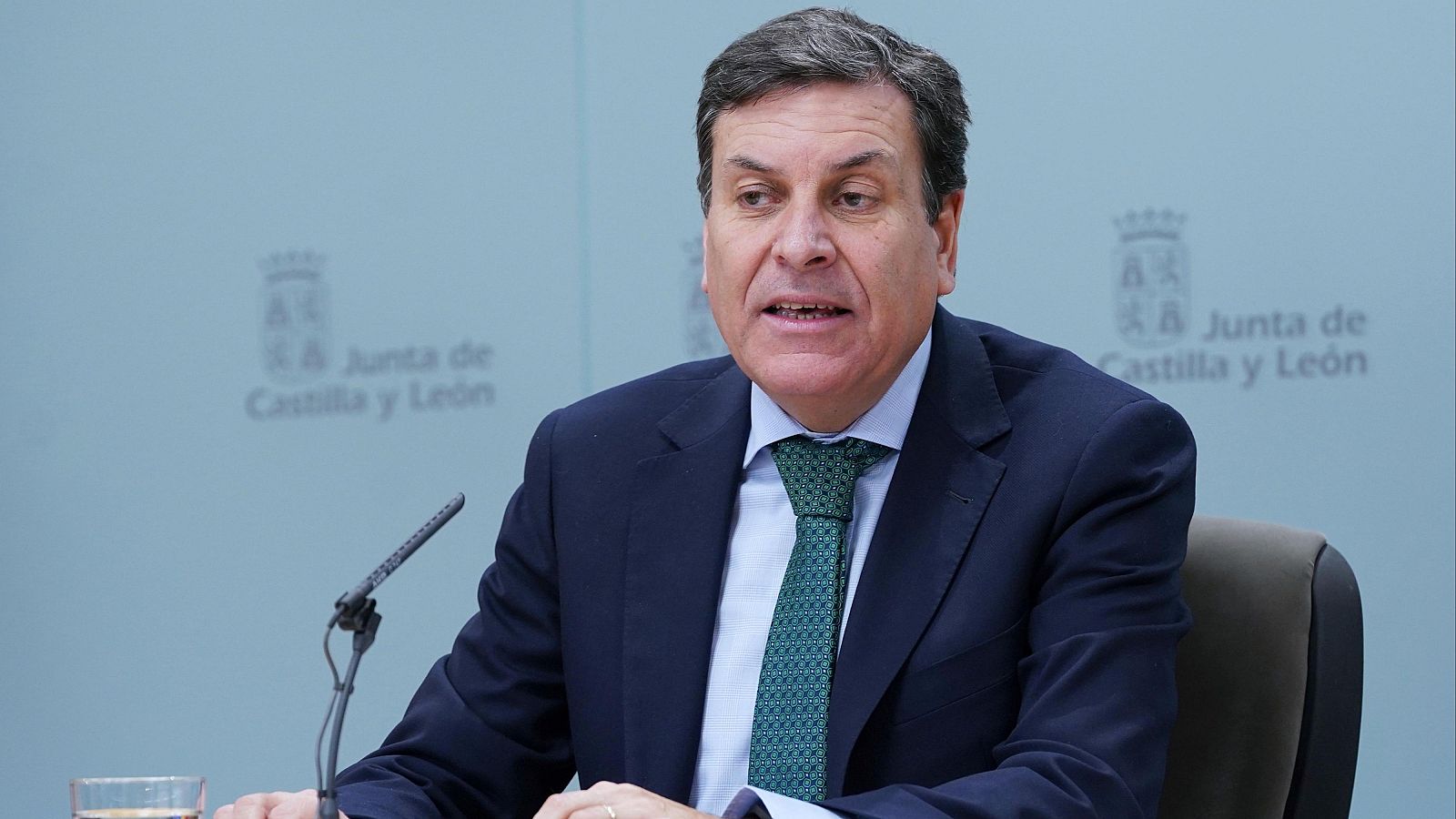 El consejero de Economía y Hacienda de Castilla y León y portavoz, Carlos Fernández Carriedo