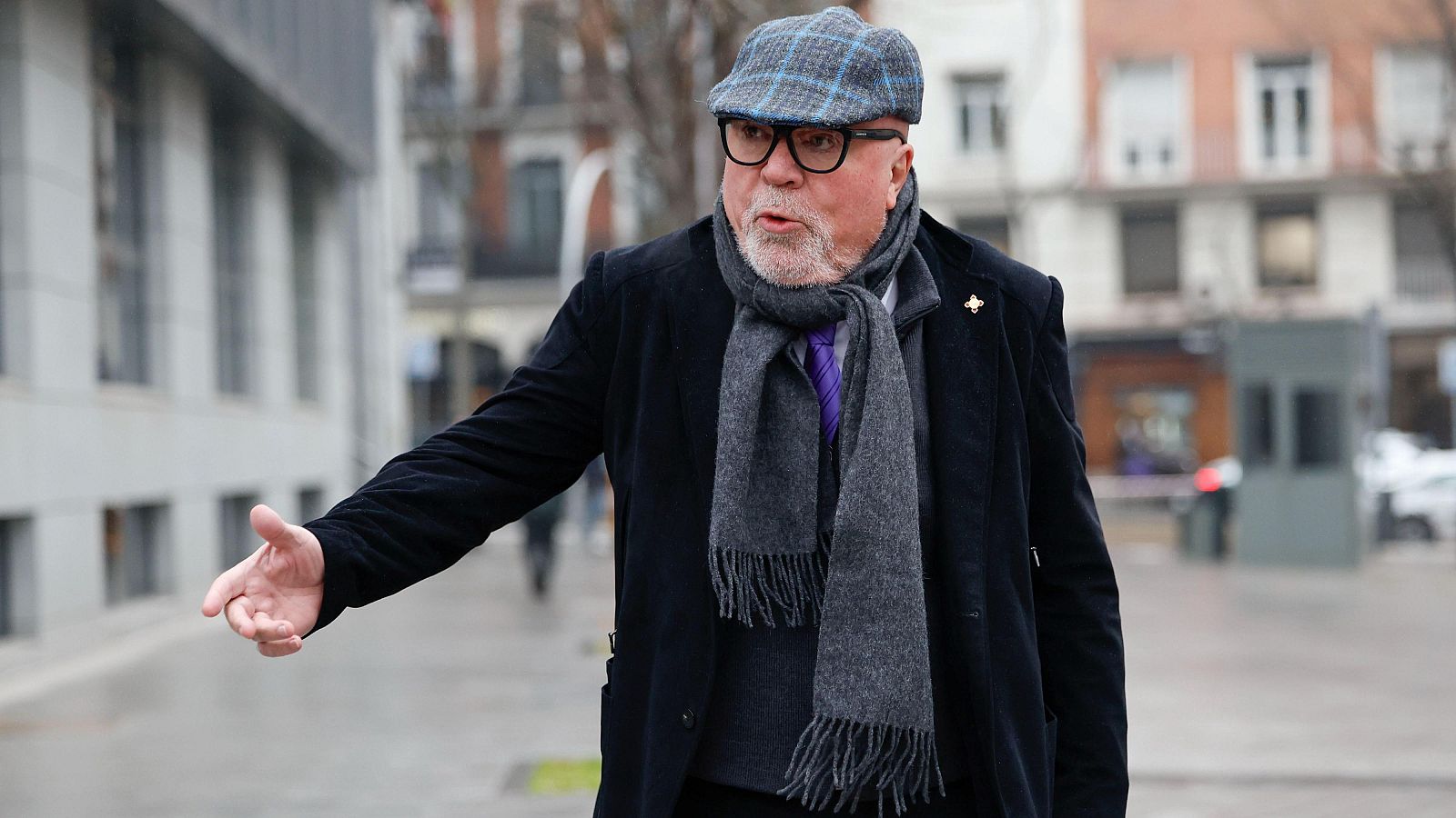 El excomisario José Manuel Villarejo a su llegada a la Audiencia Nacional