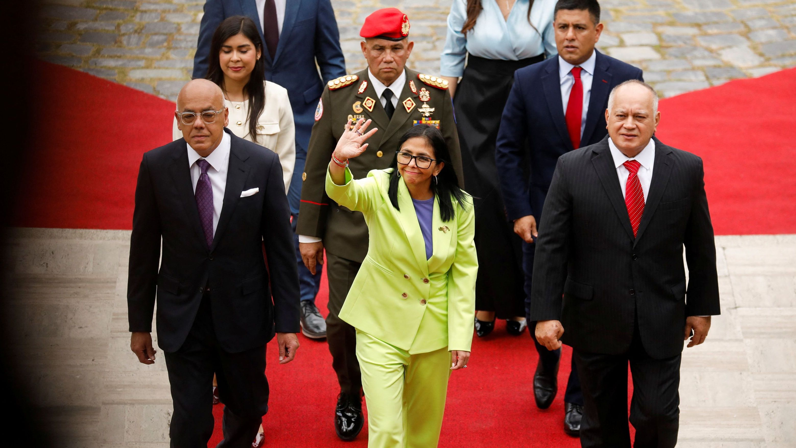 Delcy Rodríguez mantuvo un encuentro con el director de la CIA en Caracas