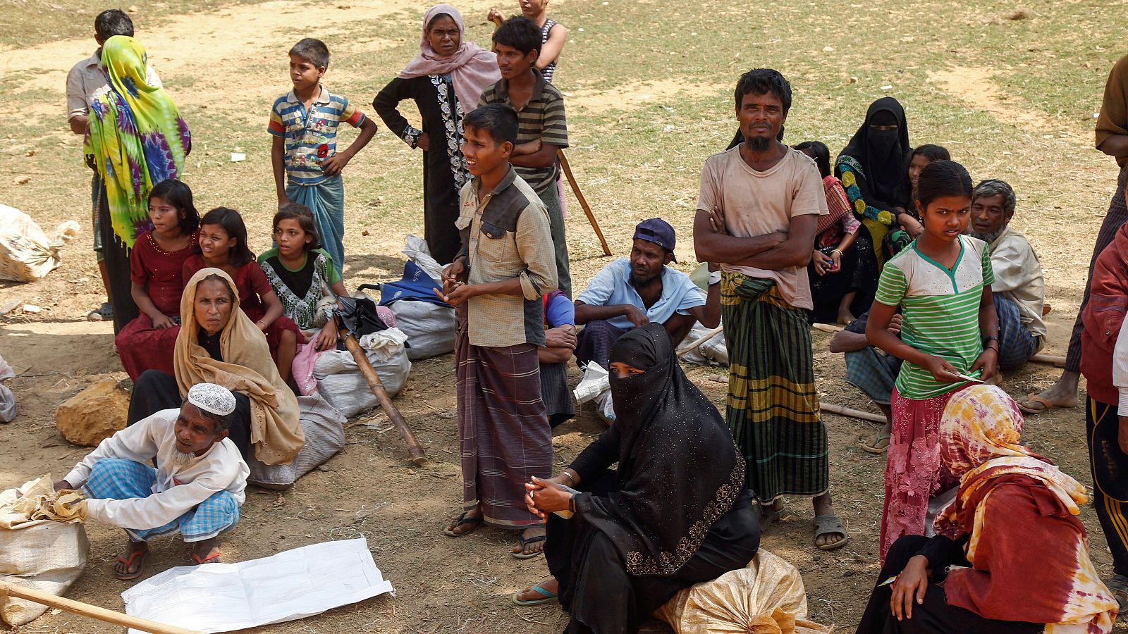 Campo de refugiados de rohinyás en Kutupalong, Bangladesh