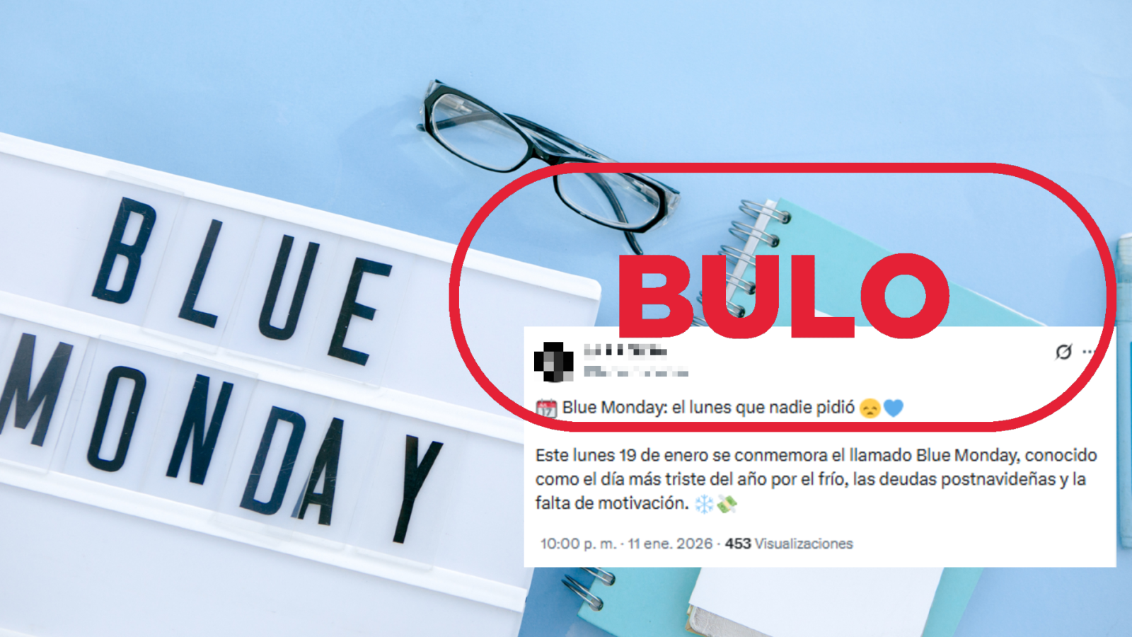 El 'Blue Monday' no es el día más triste del año, es un bulo