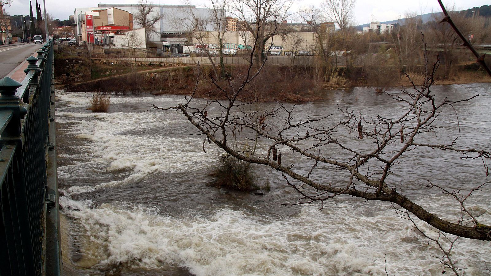 El riu Ter des del Pont de la Barca, a Girona