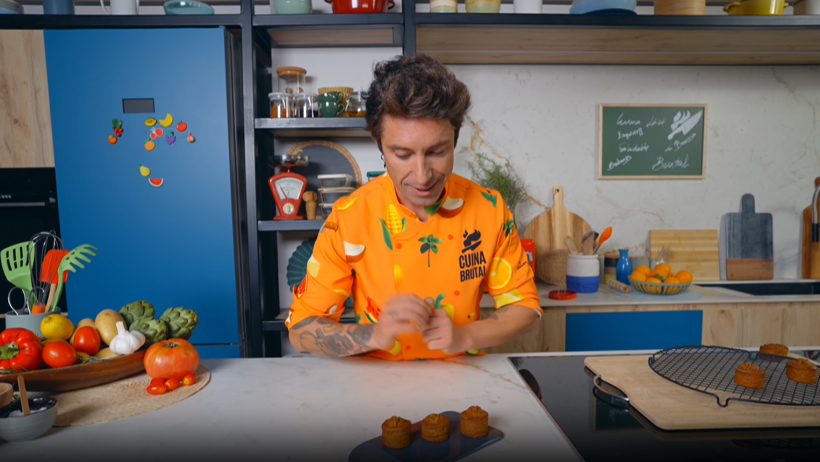 Els muffins d'anacards del Chef Bosquet pas a pas