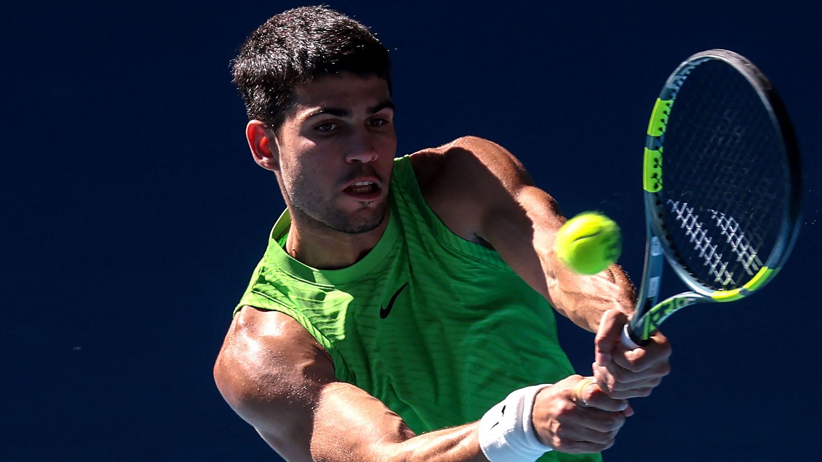 Alcaraz, en el Open de Australia