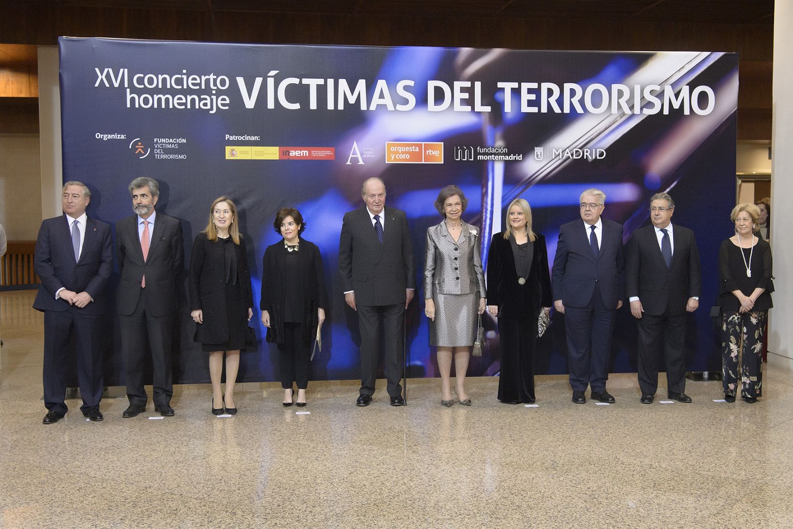 XVI concierto 'In Memoriam' estuvo presidido por sus por SS.MM. los Reyes Don Juan Carlos y Doña Sofía