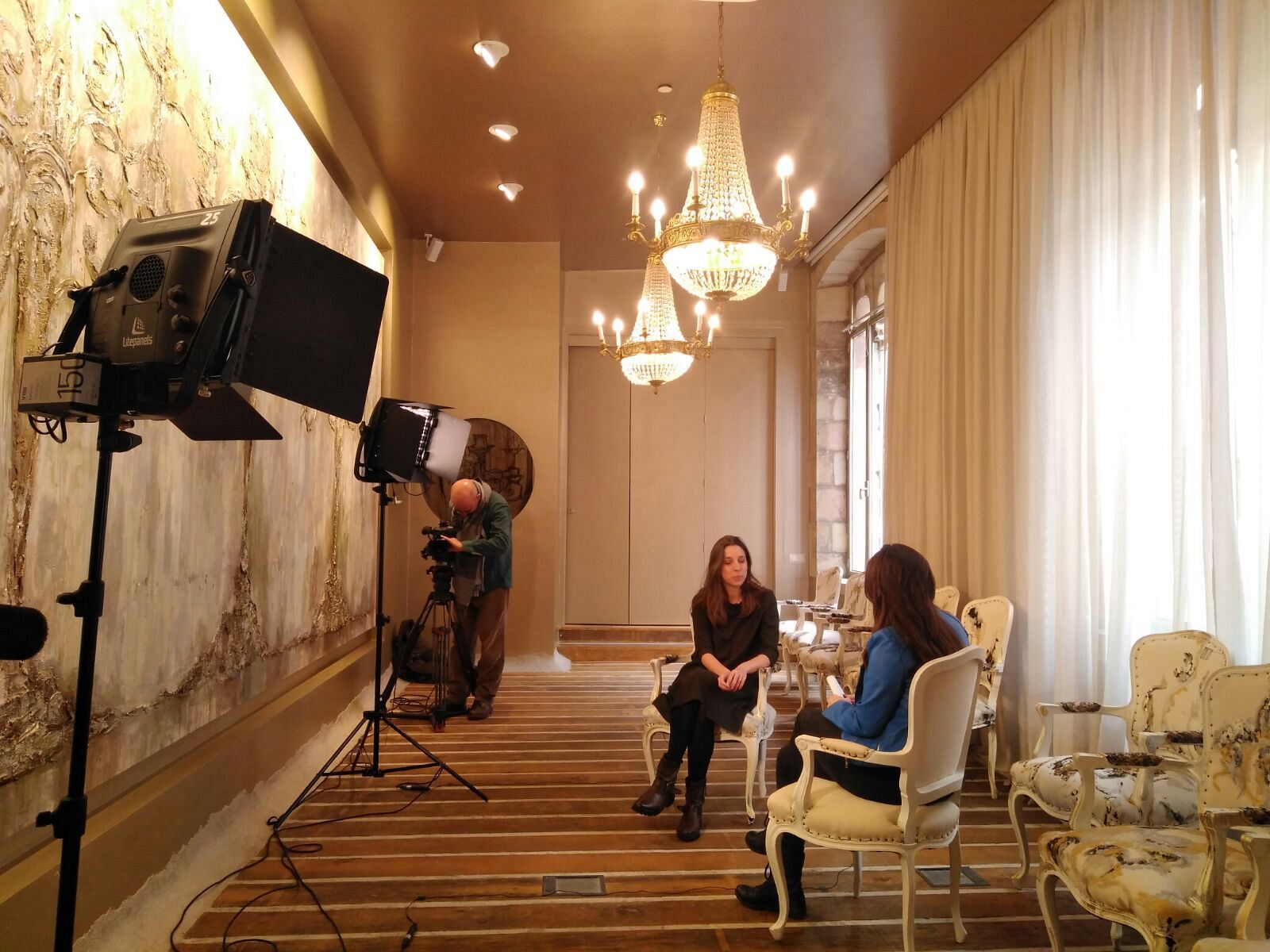 L'escriptora Llucia Ramis, dijous a 'Punts de vista'