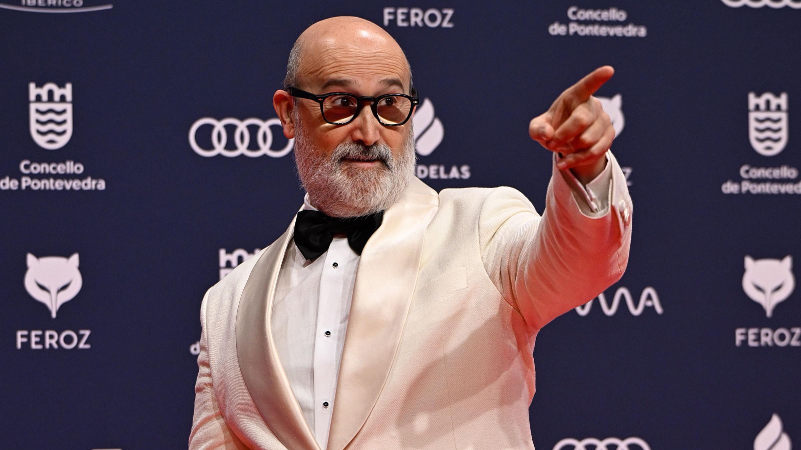 El actor Javier Cámara posa a su llegada a la gala de entrega de los Premios Feroz 2026