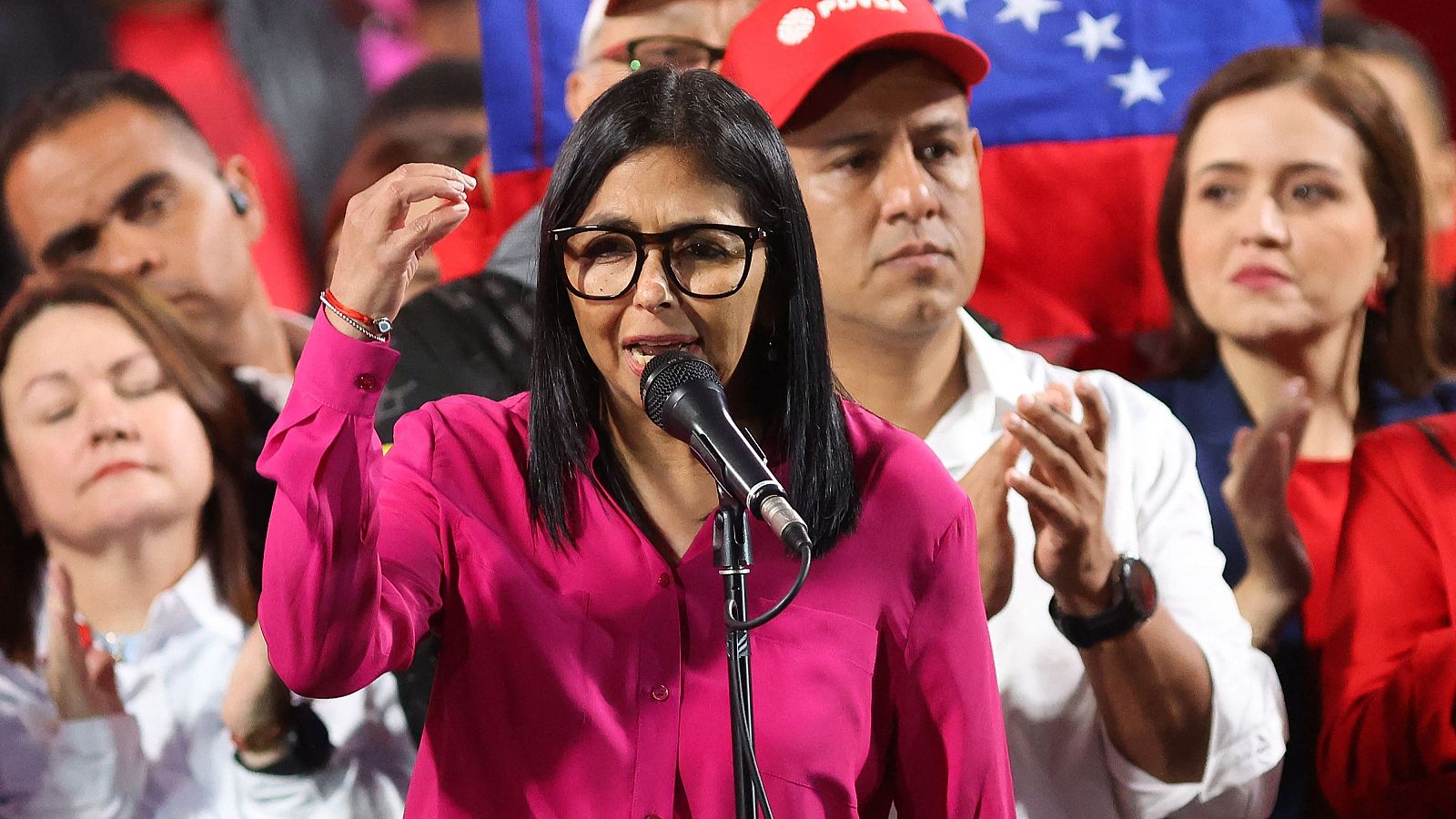 La presidenta interina de Venezuela, Delcy Rodríguez